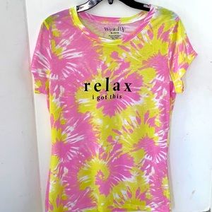 Wound Up Woman Tee “Relax I Got this”  Size XL
